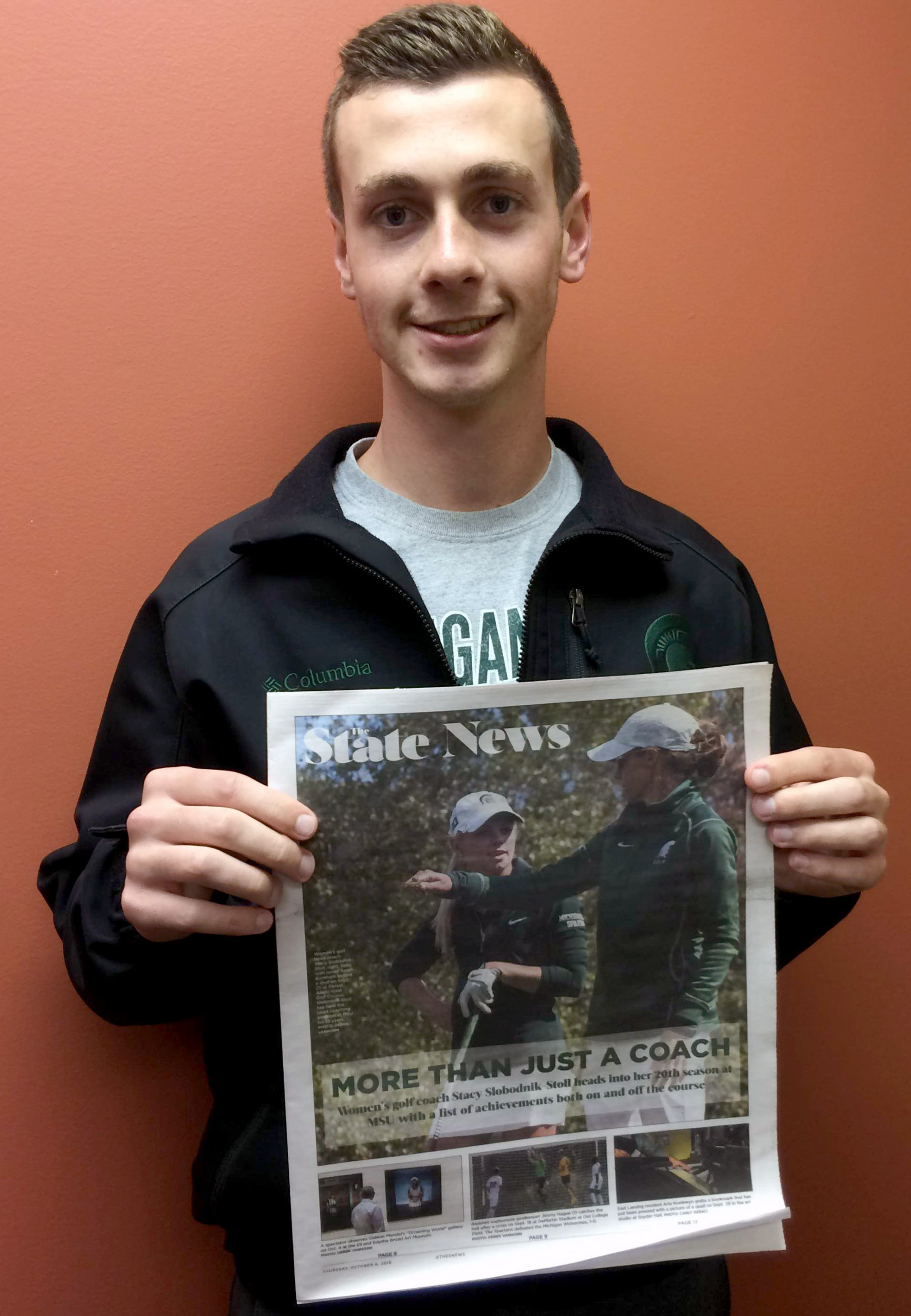 Jake Allen is the 2016-17 editor of The State News at Michigan State University. Photo by Jaimie Bozack