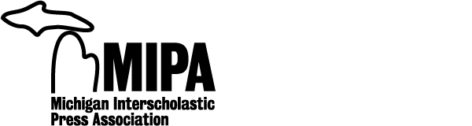 Michigan Interscholastic Press Association logo with state of Michigan outlines and "MIPA"