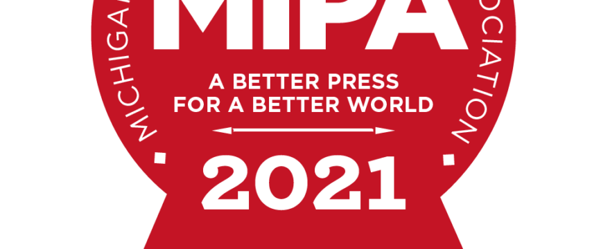 Red MIPA badge with 2021