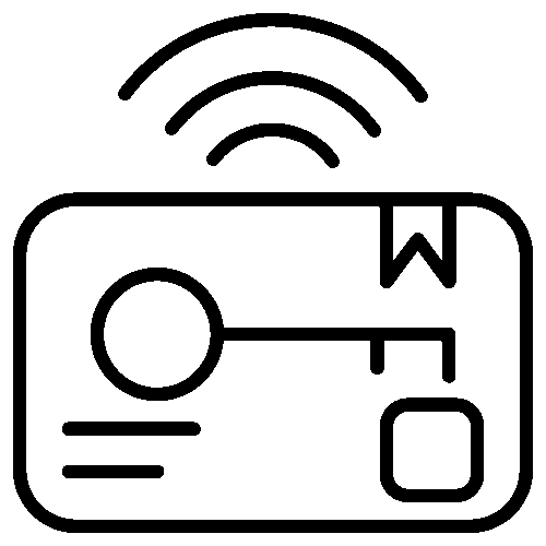 drawing of an access card