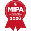 Red MIPA badge with 2026